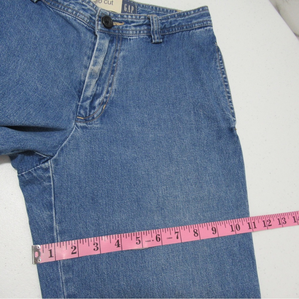 Gap Y2K Vintage Retro Cut Denim Capri Jeans Size 4 - Picture 14 of 17